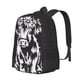 thumbnail image 1 of Balery Floral Cow Silhouette Mochila para hombre y mujer - Tela Oxford 600D resistente - Gran capacidad, resistente al agua, ideal para la escuela, viajes y senderismo, 1 of 6