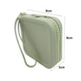 thumbnail image 6 of Xinyolin Silicone Storage Bag with Wrist Strap Square Shape Zipper Closure Waterproof Portable Keys Earphone Lipstick Cards Storage Pouch Samll Item Organizer, 6 of 8
