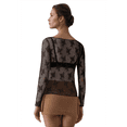 thumbnail image 2 of Top de Larga con Encaje Negro XL, 2 of 7