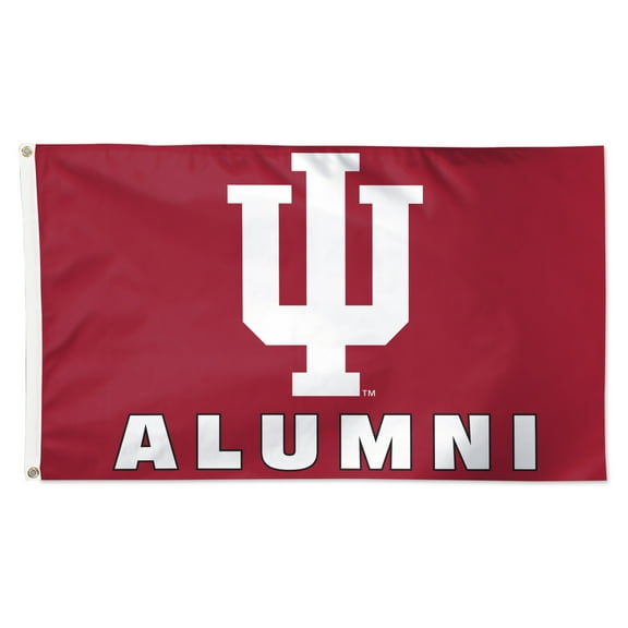 WinCraft Indiana Hoosiers 3' x 5' Single-Sided Deluxe Alumni School Supporter Flag