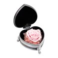 thumbnail image 1 of Flor de rosa real preservada en caja de regalo en forma de corazón Rosa eterna Presente para mujeres Eccomum Rosa/Tipo 2, 1 of 7