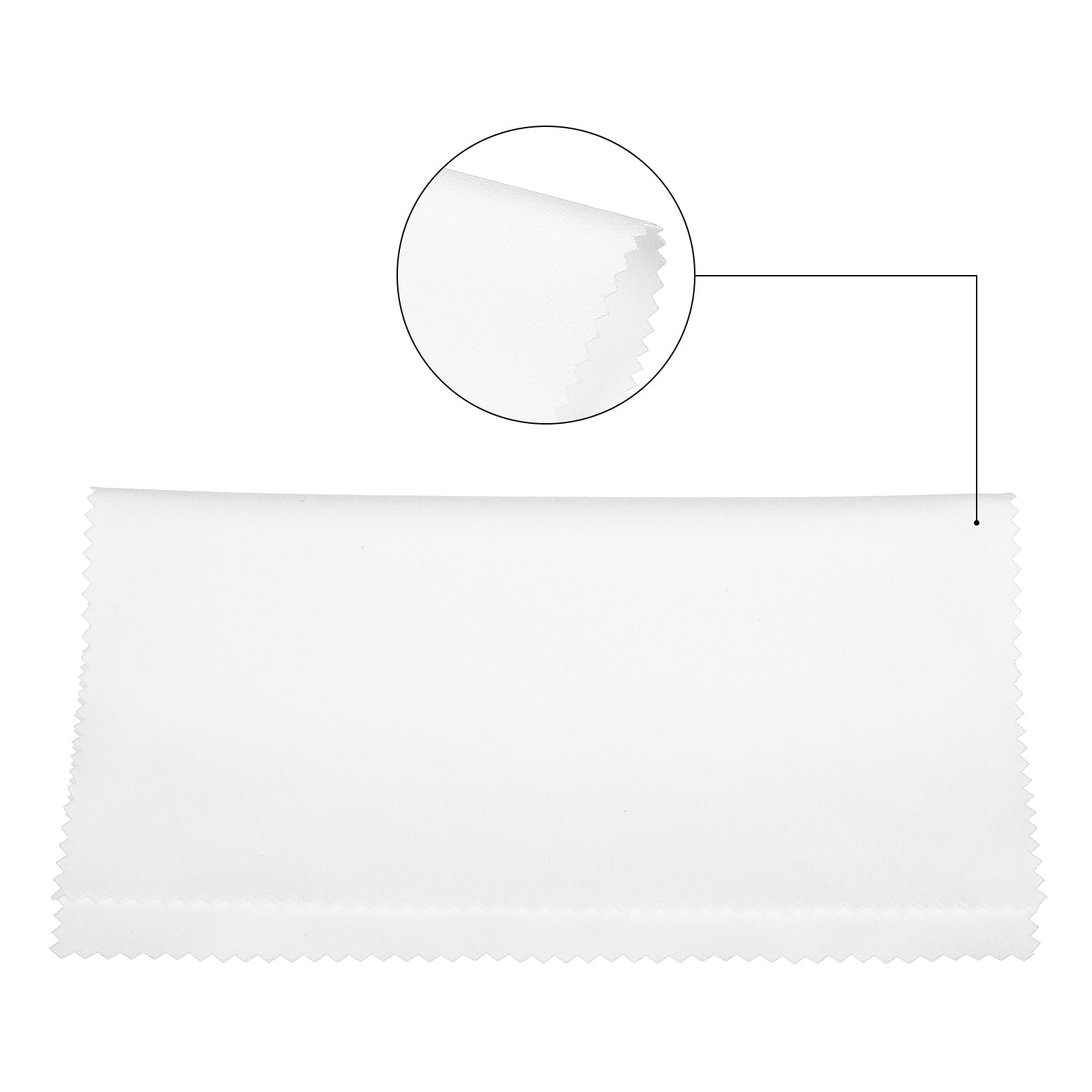 Unique Bargains Microfiber Soft Cleaning Cloth for Camera Lens White 10pcs