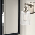 thumbnail image 2 of 516-1W-SN-G342 Innovations Lighting Hadley - 1 Light Wall Sconce In Art Deco Style-9 Inches Tall and 4.5 Inches Wide-Brushed Satin Nickel Finish-Clear, 2 of 2