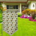 thumbnail image 3 of Wukai Bees and Flower Print Garden Flag 12.5x18 Inch Double Sided Sun-resistant Rain-resistant, Wrinkle-resistant Colorfast(Only Flag), 3 of 7