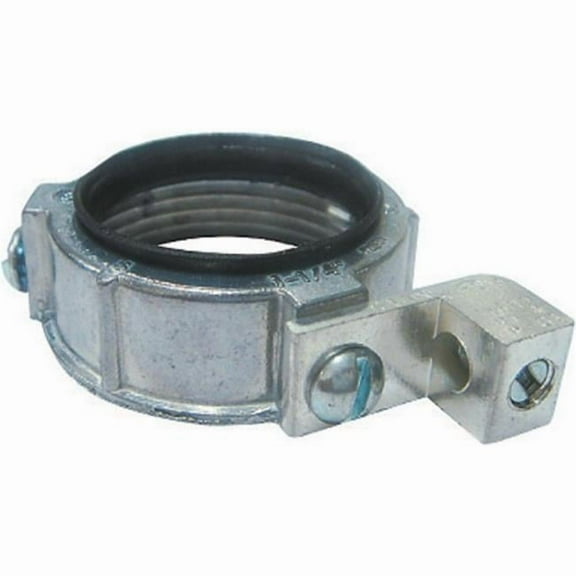 49381 1/2  in. Zinc Insulated Grounding Bushing