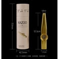 thumbnail image 2 of HILABEE Kazoo Flute Accompaniment Easy to Learn Harmonica for Violin Keyboard Adults Gold, 2 of 9