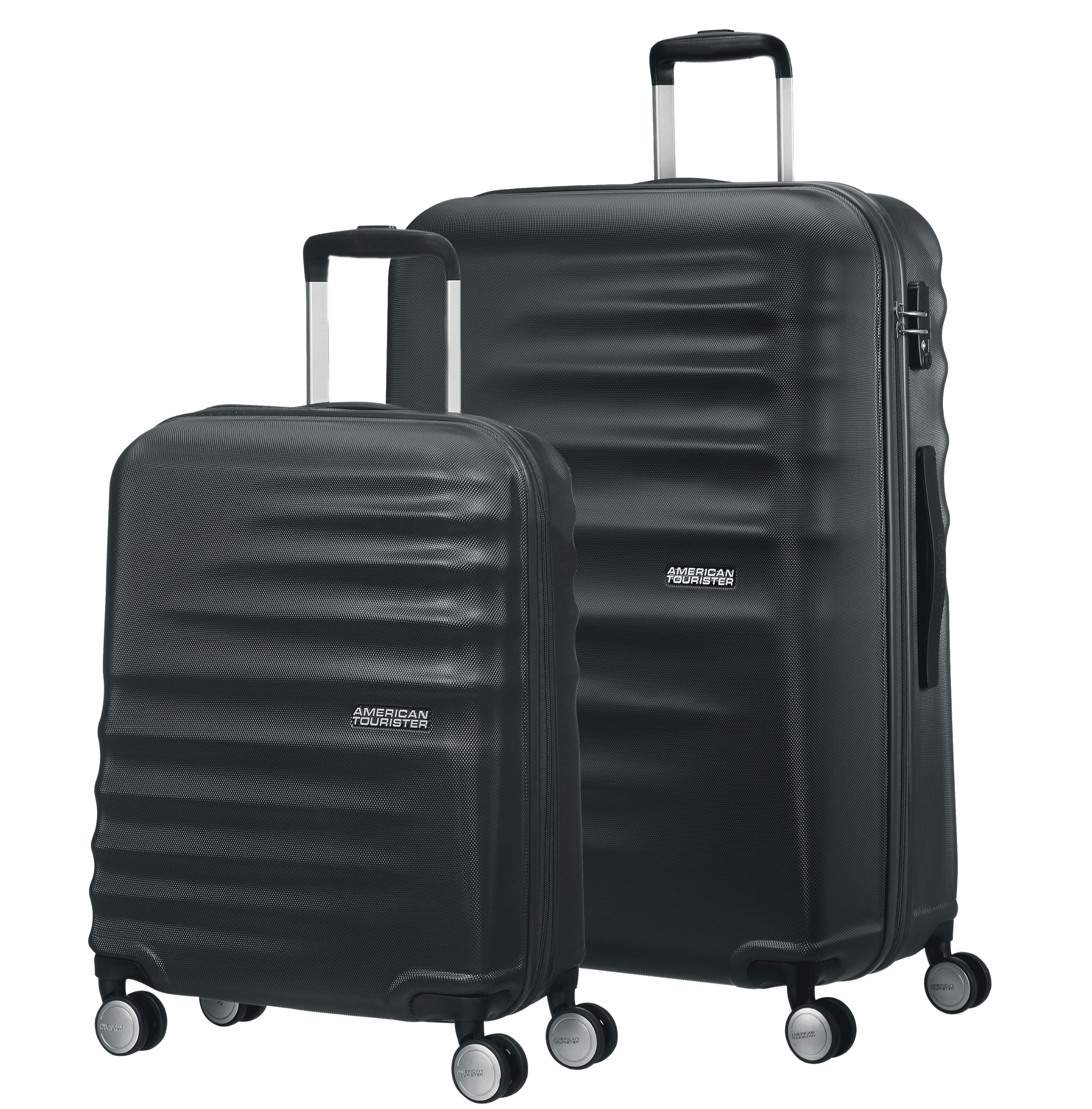 American Tourister Wavebreaker 2 Pc Luggage Set Nightshade Walmart Com