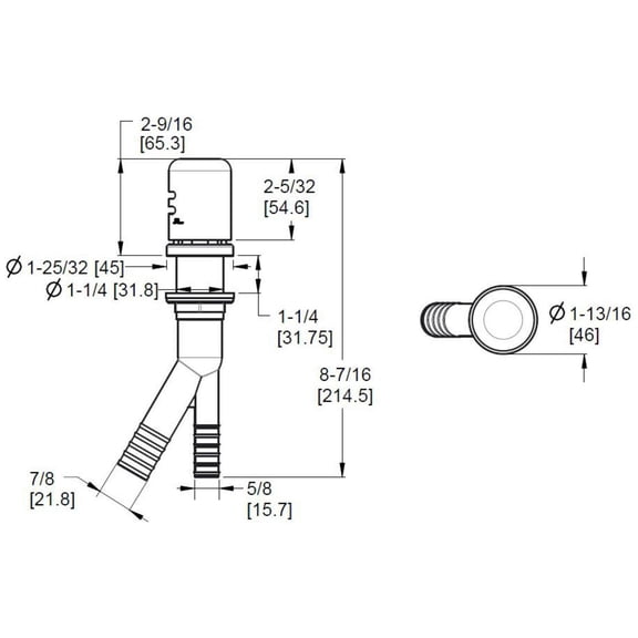 Pfister 941-685 General Metal Air Gap - Gold