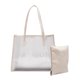 thumbnail image 2 of Bolsa de axila de moda de playa transparente de plástico simple para mujer (beige) Sywqhk Para Estrenar, 2 of 9