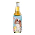 thumbnail image 2 of Carolines Treasures BB9603MUK Blenheim Cavalier Spaniel Easter Michelob Ultra Hugger for slim cans  Slim Can multicolor, 2 of 3