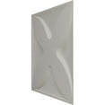 thumbnail image 4 of 19 5/8"W x 19 5/8"H Austin EnduraWall Decorative 3D Wall Panel, Universal Aged Metallic Weathered Steel (Covers 2.67 Sq. Ft.), 4 of 6