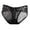 Black, variant on Women's Panties Women’s Transparent Low-Waisted Seamless Lace Triangle Underwear Thin Mesh Black M