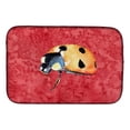 thumbnail image 1 of Carolines Treasures 8869DDM Dame Bug sur Plat Rouge Tapis de Séchage, 1 of 1