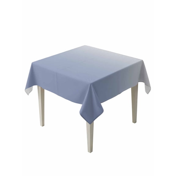Ombre Grey Blue| Suqare Tablecloth - 54 x 54 Inch, Abstract Art Waterproof & StainResistant Tablecloth, Washable Oil-proof Table Cover for Dining/Party/Wedding/Camping/Buffet