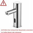 thumbnail image 3 of Grifo Automático con Sensor de Infrarrojos, Inducción, Grifo de Baño, Ahorro de Agua, Fregadero, Funciona con Pilas, Cromo, Agua Fría, 3 of 5