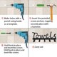 thumbnail image 4 of Ganchos para toallas Toalleros de baño Toallero y organizador Negro Arenado Montado en la pared 5 ganchos para puerta Inoxidable e impermeable para baño Organizador Toallas Batas Ropa Cocina Piscina, 4 of 4