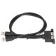 thumbnail image 4 of Cable de extensión USB de doble puerto con deflector externo y orificio para tornillo de oreja (50 cm), 4 of 14