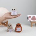 thumbnail image 3 of DICHA Positive Potato Bulk- Cute and Funny Emotional Support Gift for Friends Party Decoration Encouragement-Handmade Crochet Animals Spreading Joy-Beige (3Pack), 3 of 5