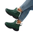 thumbnail image 2 of Willtoo Women's fashionable short boots - thick-soled round-toe snow boots - with artificial plush lining and PU sole - suitable for daily wear and outdoor use, 2 of 5