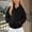 Black, variant on Spazoro Girls Zip Up Hoodie Jacket, Long Sleeve Ribbed Cuffs Kangaroo Pockets Full Zip Regular Fit Casual Fall Outerwear for Kids Pink Size 7-8