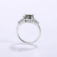 thumbnail image 4 of 3 Carat D Color VVS1 Moissanite Rings 925 Sterling Silver Moissanite Engagement Rings Yellow/Blue/Pink Diamond Rings for Women with Certificate, 4 of 8