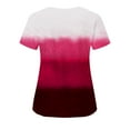 thumbnail image 3 of Rezuofi Womens Graphic Top Vneck Blouses for Women Short Sleeve Work Scrub Summer Fall Shirts 2025 Trendy, 3 of 3