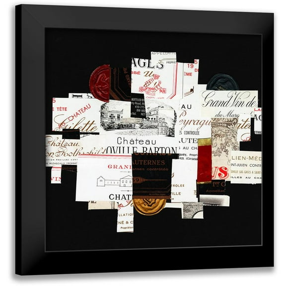 Dixon, Samuel 12x12 Black Modern Framed Museum Art Print Titled - Pentimento Moment IV
