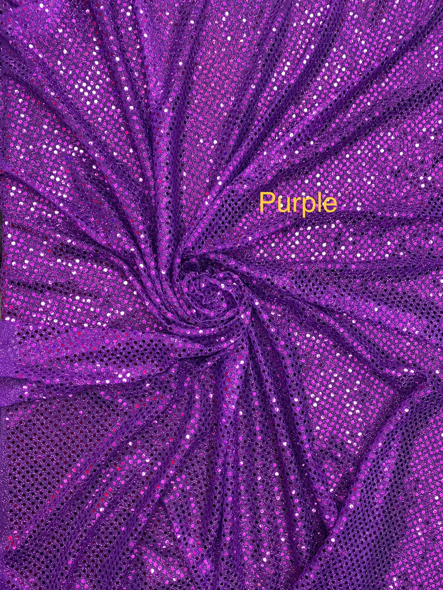 Confetti Dot Sequins Fabric, 44" Wide, Sells by the Yard, Sold by Sal