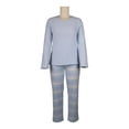 thumbnail image 1 of Pijama Secret Treasures Talla G Manga Larga Lisa y Étnico Azul, 1 of 3