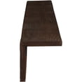 thumbnail image 3 of 6"W x 4"H x 14'L 2-Sided (L-beam) Sandblasted Endurathane Faux Wood Ceiling Beam, Espresso Finish, 3 of 17