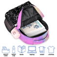 thumbnail image 5 of Jiaoprinted Personalized Cheer Backpack, Custom Name Cheerleader Casual Travel Laptop Bag for Cheer Teams, Cheerleading Gifts, Rainbow Pinks, 5 of 7