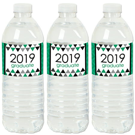 Green Grad - Best is Yet to Come - 2019 Green Graduation Party Water Bottle Sticker Labels - Set of (Best Diving Light 2019)