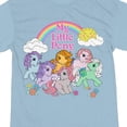 thumbnail image 6 of My Little Pony Retro Title Image Women's Blue Short Sleeve Sleep Shirt-Small, 6 of 7