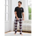 thumbnail image 4 of Men Plaid Print PJ Pants, 4 of 4