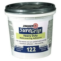 Zinsser 69384 1 Quart Clear SureGrip Strippable Wall Covering Adhesive (3 Pack)
