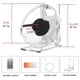 thumbnail image 4 of Ventilador holográfico Matsuzay para escritorio LED 3D con proyección de fotos y videos animados, 4 of 6