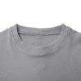 thumbnail image 6 of Women's Fitted Cotton T-Shirt - Structured Shoulder Slimming Short Sleeve Top | Yubnlvae | High Elasticity Screw Thread Cotton Regular Shoulder Round Neck (Grey | M), 6 of 9