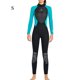 thumbnail image 5 of Wosthever Traje de buceo Neopreno Nylon Traje de baño de manga larga Borde de cuero Clásico Cuello Traje de neopreno de Deportes acuáticos Mujer Verde S, 5 of 6