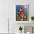 thumbnail image 4 of Cuadros Decorativos 5D DIY diamante pintura ojos grandes niña completo redondo taladro decoración Sywqhk Nuevos Originales, 4 of 9