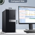 thumbnail image 4 of Dell OptiPlex Desktop Computer Tower Intel Hexa Core i7-8700 Processor, 16GB DDR4 Ram, 1TB SSD, New 24" LED Screen Bto Wi-Fi Windows 11, 4 of 7
