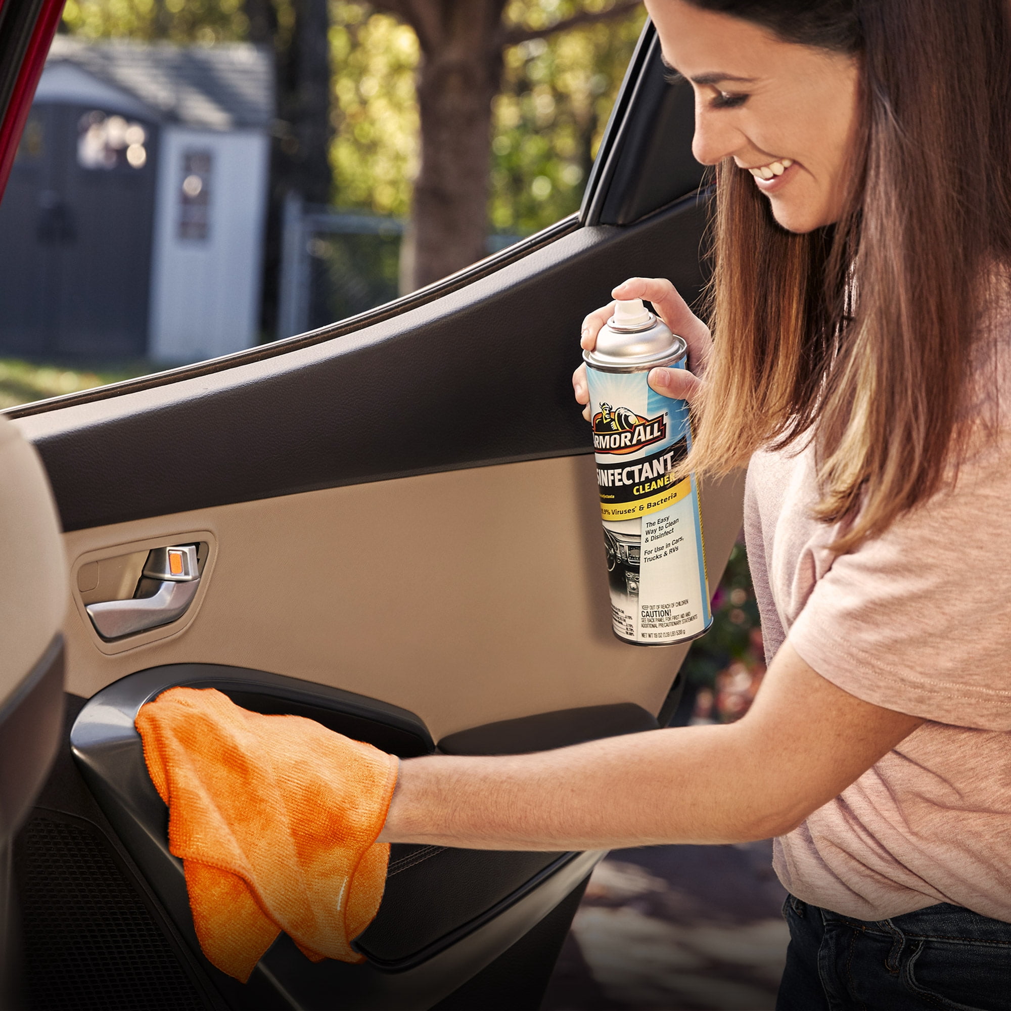 Armor All Disinfectant Cleaner - 19 OZ Aerosol Disinfectant for Interior Automotive Surfaces, Kills 99.9% of Bacteria and Viruses*