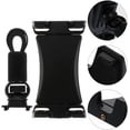 thumbnail image 3 of 1pc Adjustable Phone Fixed Bracket Bike Handlebar Mobile Phone Holder Support, 3 of 8