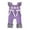 Z24-Purple, variant on Weebloom Halloween Rompers For Girls Infant Boys Sleeveless Cartoon Prints Jumpsuit Dailywear,9-12 Months