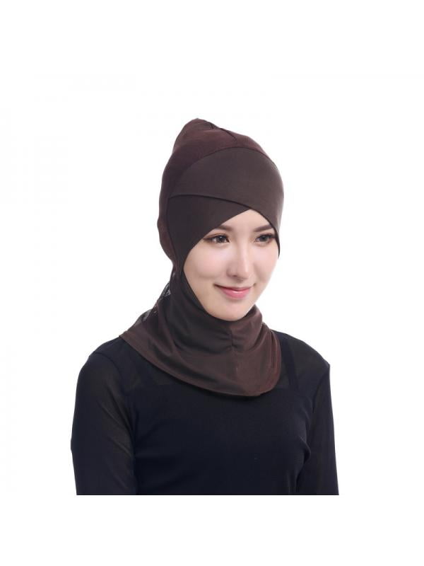Muslim Inner Caps Femmes Hijab Bonnet ISLAM Chapeau Head Cover underscarf Lady Amira 