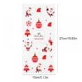 thumbnail image 3 of XKHAZA 50 Pcs Christmas Treat Bags, Cellophane Candy Bags for Cookie, Snack Party Favor Gift Wrapping, 3 of 4
