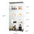 thumbnail image 3 of Quick - Assembly Display Cabinet - Enhance Your Living Room with Elegant Collectible Showcase, 3 of 6