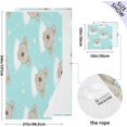 thumbnail image 3 of Cute Koala Stars Clouds Premium Cotton Towel Set,Ultra Soft & Highly Absorbent Quick Dry Towels for Bathroom Pool Gym Spa Wash cloth, 3 of 7