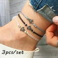thumbnail image 2 of Visland 18 Pcs Women Turtle Pendant Mix Color Anklet Foot Chain for Party, 2 of 7