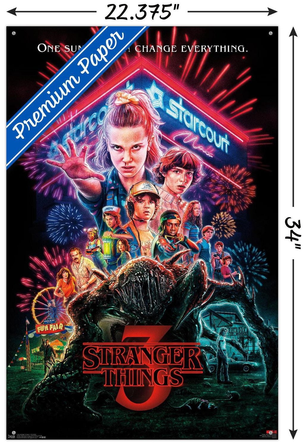 Netflix Stranger Things: Season - One Sheet Wall Poster