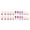 D, variant on French Tip Press-On Nails, Almond,Multicolour, Medium Length, 24 Count,A